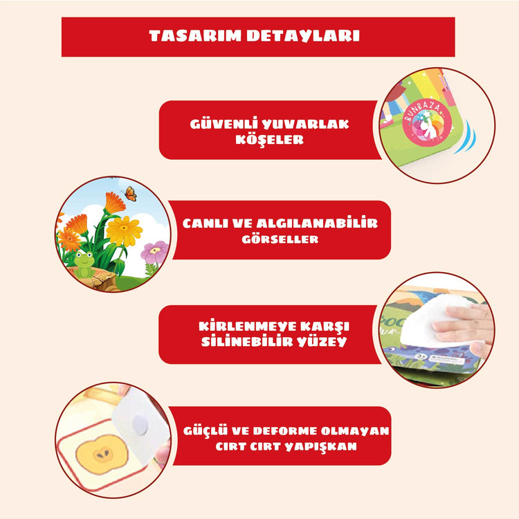 Çocuğumun Tak - Çıkar Cırt Cırtı Çiftlik Hayatı Aktivite Kitabı 2-5 Yaş