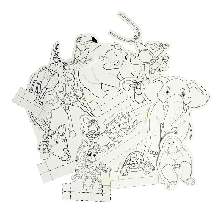 Hayvanat Bahçesi 3D Puzzle | Dijital Ürün