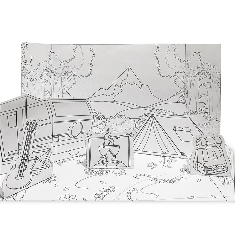 Kamp Hayatı 3D Puzzle | Dijital Ürün
