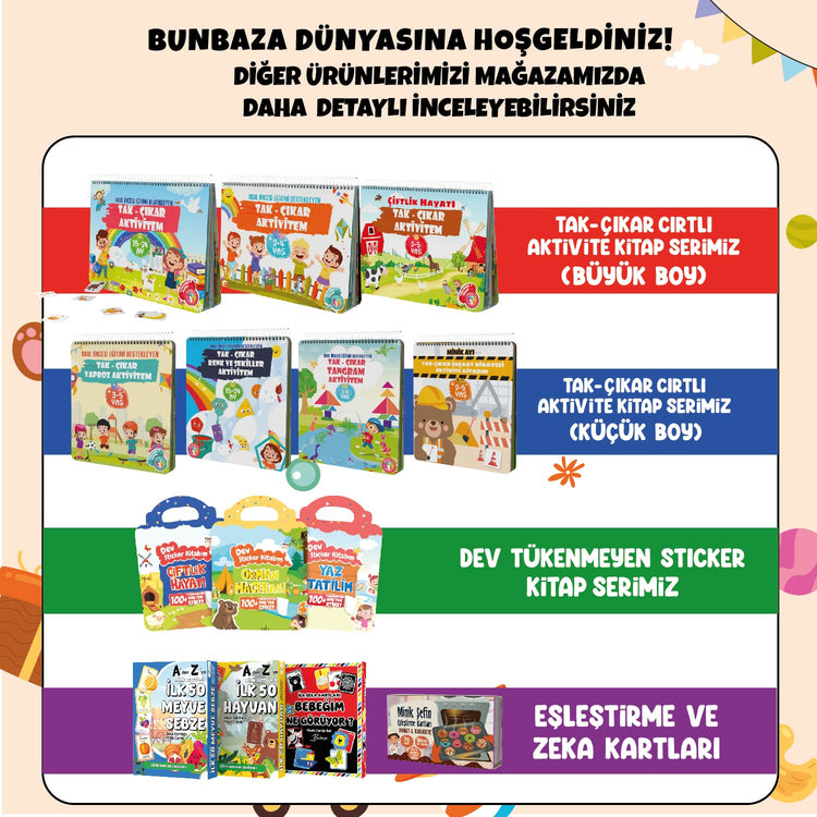 Çocuğumun Cırt Cırtlı Tak - Çıkar Tangram Aktivite Kitabı 1-3 Yaş