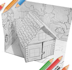 Dağ Evi 3D Puzzle | Dijital Ürün