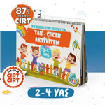 Çocuğumun Tak - Çıkar Cırt Cırtlı Aktivite Kitabı 2-4 Yaş