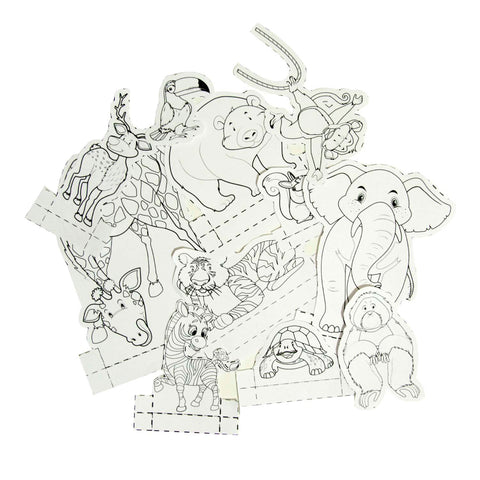 Hayvanat Bahçesi 3D Puzzle | Dijital Ürün