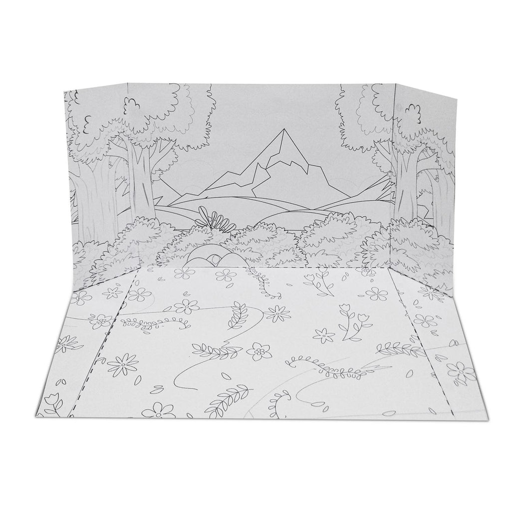 Kamp Hayatı 3D Puzzle | Dijital Ürün