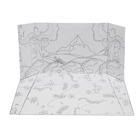 Kamp Hayatı 3D Puzzle | Dijital Ürün