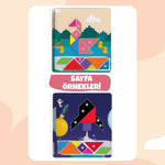 Çocuğumun Cırt Cırtlı Tak - Çıkar Tangram Aktivite Kitabı 1-3 Yaş