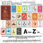 A'dan Z'ye Minik Bebeğimin İlk 50 Hayvanı Zeka Kartı/ Flash Kart