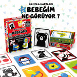 Bebeğim Ne Görüyor İlk Zeka Kartlarım Flash Kart Yüksek Kontrastlı 30 KART